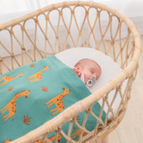 Living Textiles 100% Cotton Whimsical Baby Blanket