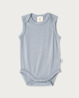 Babu Merino Singlet Bodysuit - Periwinkle/Lavender