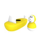 Matchstick Monkey Boat Set - Yellow