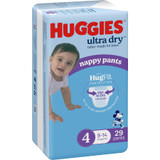 Huggies Ultra Dry Nappy Pants Toddler Boy - Size 4
