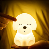 Rechargeable Silicone Puppy Night Light