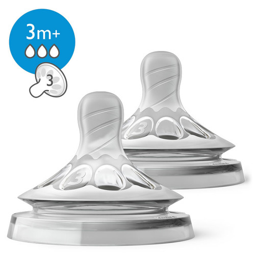 Philips AVENT Natural Teat - Medium Flow - 2 Pack