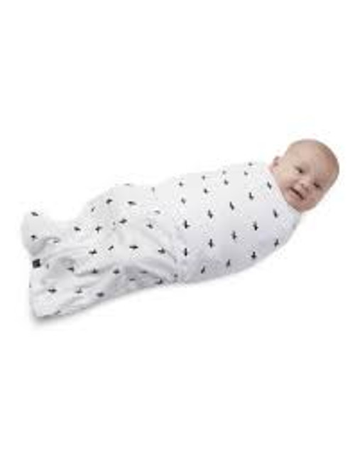 Mum 2 Mum Summer Dream Swaddle - Black Cross