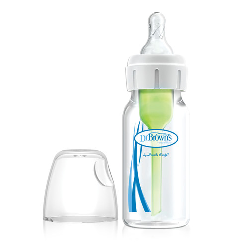 Dr Browns 120ml Narrow Neck Feeding Bottle with Level 1 teat Dr Browns 120ml Narrow Neck Feeding Bottle with Level 1 teat