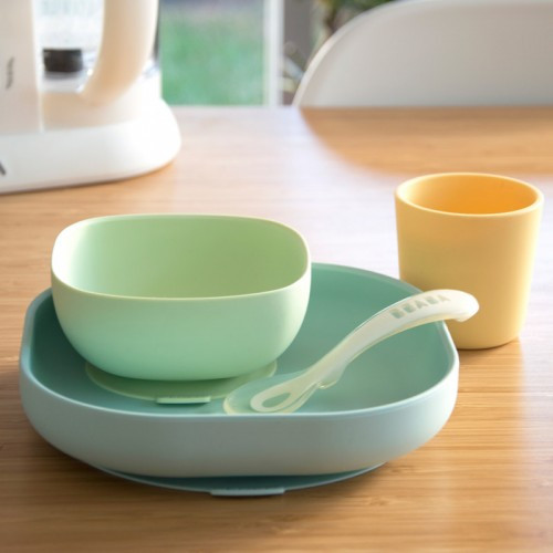 Beaba Silicone Suction 4pc Meal Set