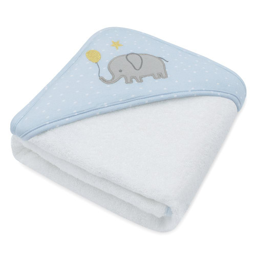 Living Textile Hooded Towel - Mason Elephant