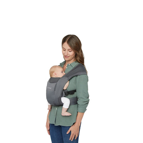 Ergobaby Embrace Soft Air Mesh Newborn Baby Carrier - Washed Black