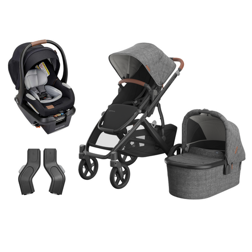 UPPAbaby Vista V3 and Maxi Cosi Mico Luxe+ Bundle - Greyson