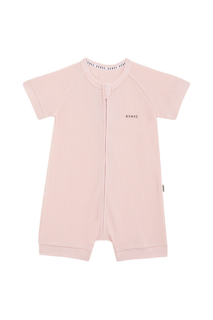 Bonds Waffle Zip Romper - Flamenco Bonds Waffle Zip Romper - Flamenco