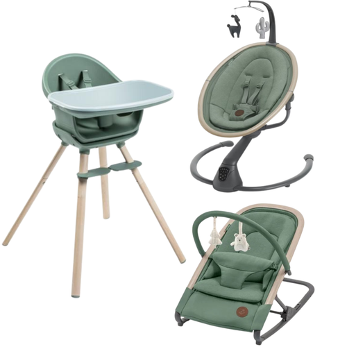 Maxi Cosi Feed and Rest Bundle - Moa / Green