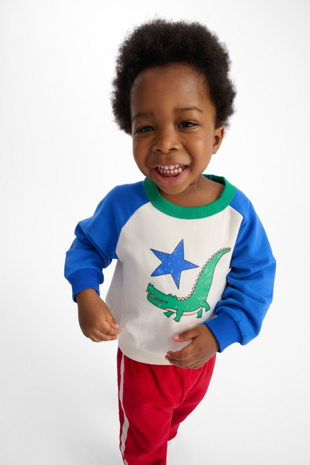 Bonds Soft Threads Pullover - Croc Stars