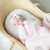 Living Textiles Lattice Baby Shawl - Pink