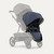 Redsbaby NUVO Double Pram - Blue Slate/Gunmetal