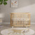 Boori Eden Oval Cot and Mattress - Beech Boori Eden Oval Cot and Mattress - Beech