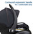 Maxi Cosi Eva³ Compact Stroller & Mico Luxe Capsule + Base Bundle - Black