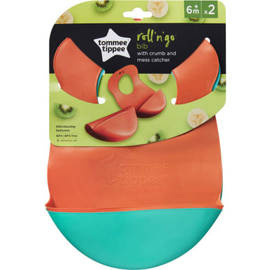 Tommee Tippee Roll 'n' Go Bibs 2-Pack - Main Image