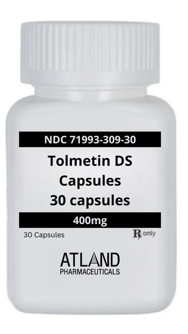 Tolmetin Sodium 400mg 30ct (NDC 71993-0309-30)