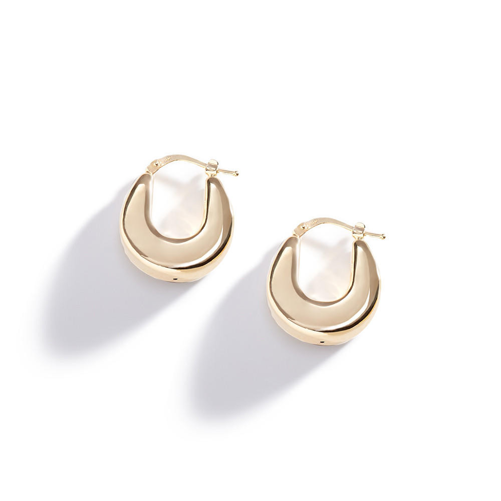 70s Bianca Puffy Hoops