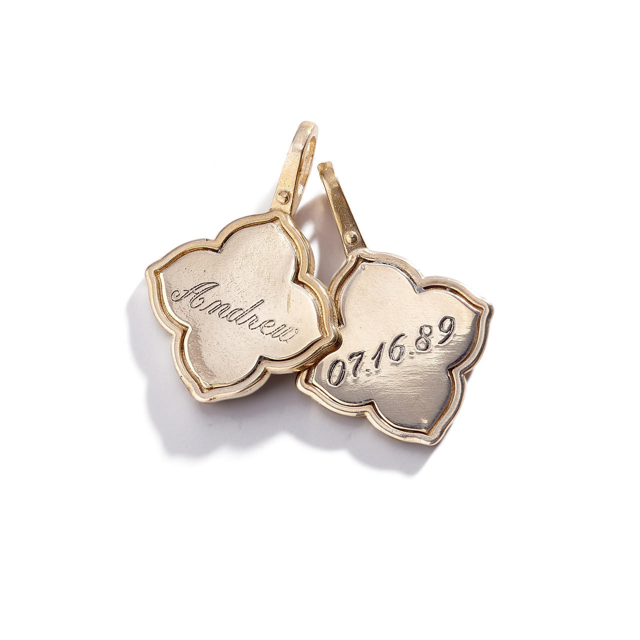 Large Engravable Heart Lock 14K Gold Charm, Engravable Charms