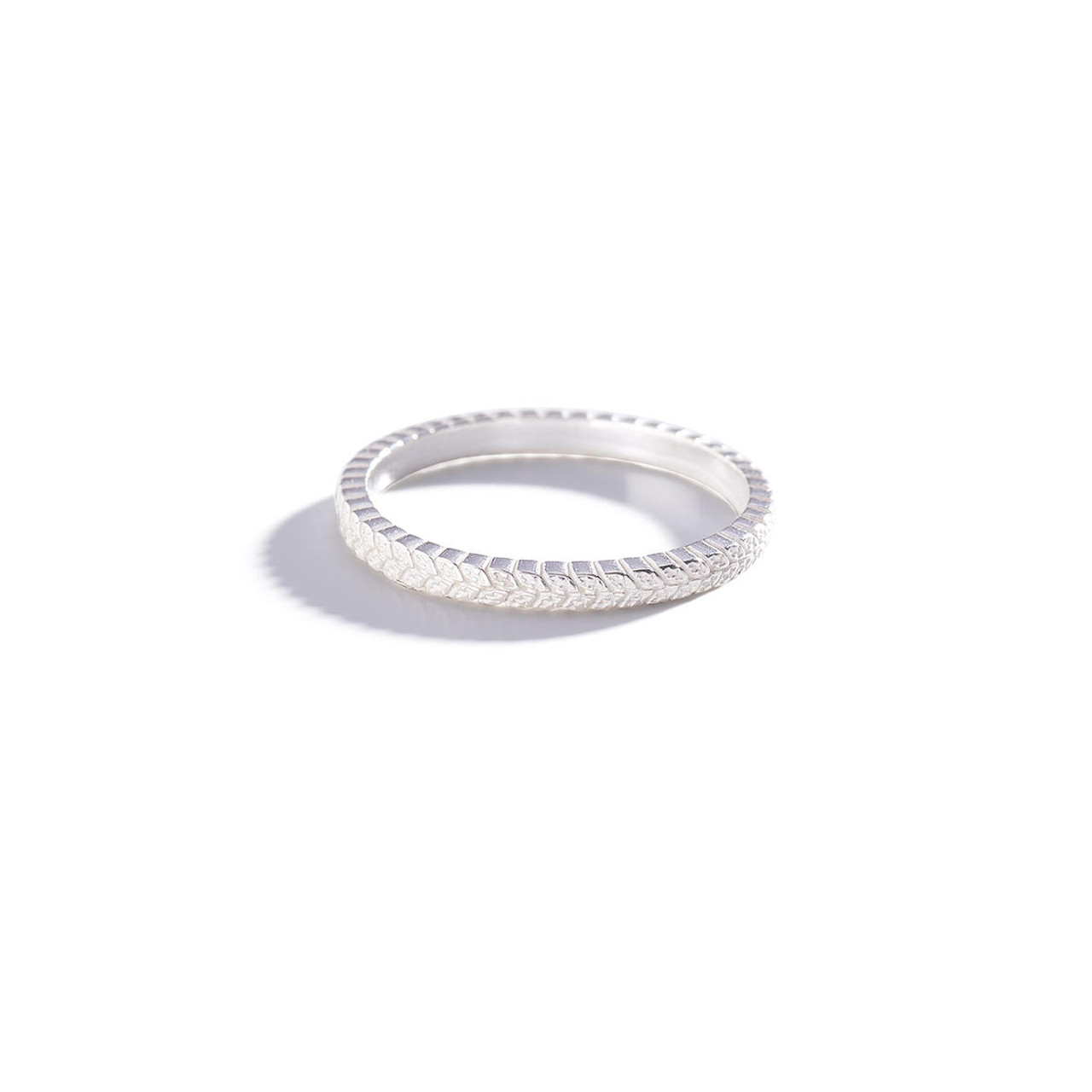 Set of Three 925 Sterling Silver Stack Rings