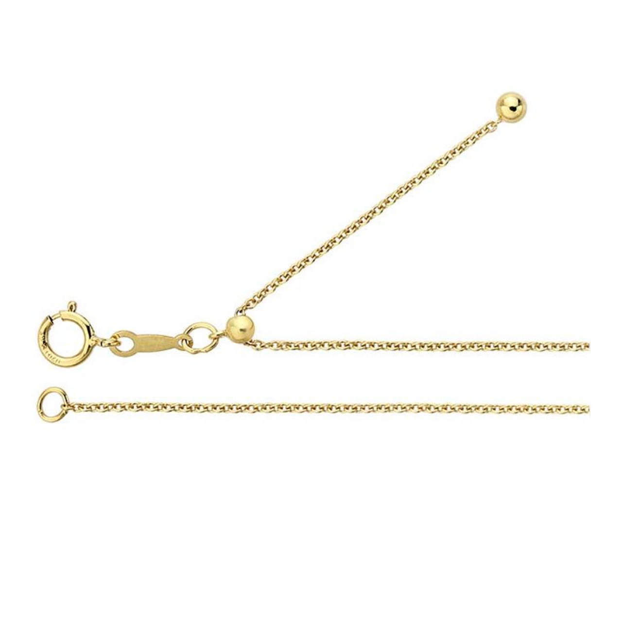 Yellow Gold Chain Necklaces