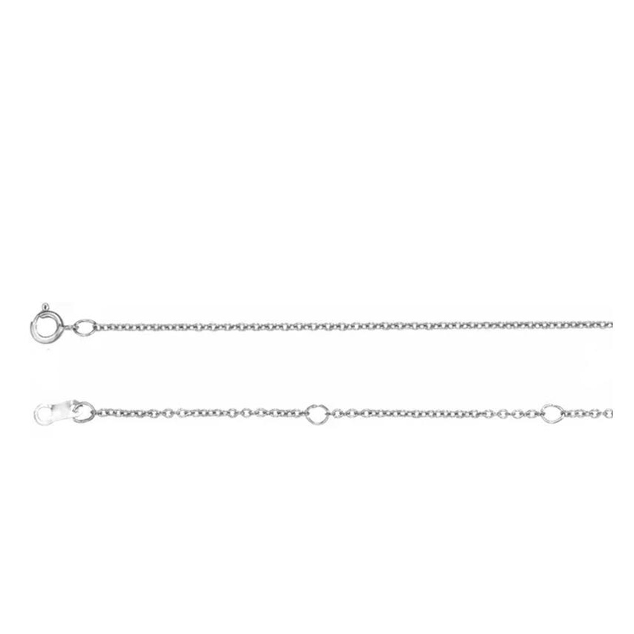 Chunky Silver Rolo Link Necklace - Reveka Rose