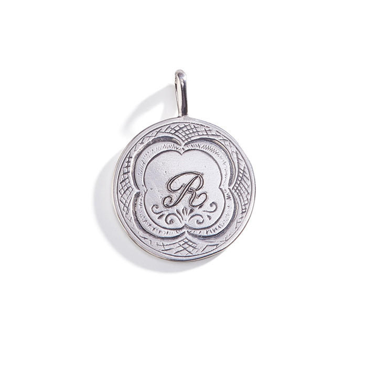 Wide Oval Jewelry Tags Engraved Sterling Silver