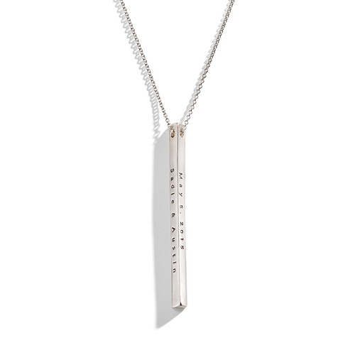 Pointe Moderne Personalized Necklace - Long Version Pointe Moderne Personalized Necklace - Long Version