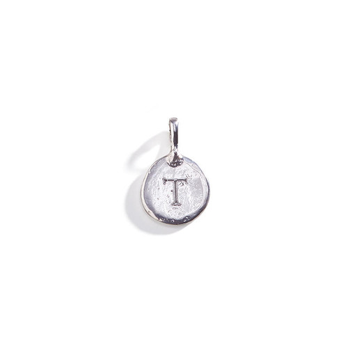 three sisters jewelry design Maria Molten Initial Charm