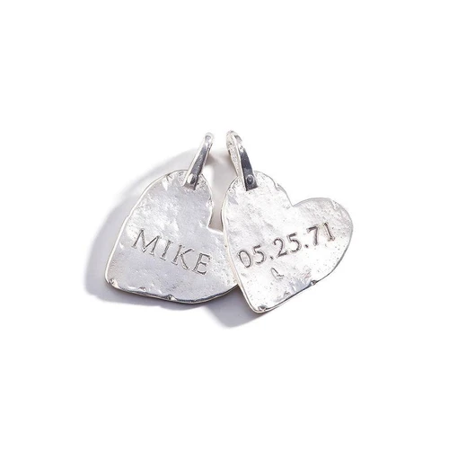 Three Sisters Jewelry Design Molten Heart Personalized Charm 