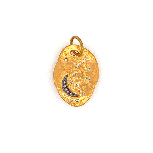 Sprinkle Star & Moon Gold Charm Sprinkle Star & Moon Gold Charm