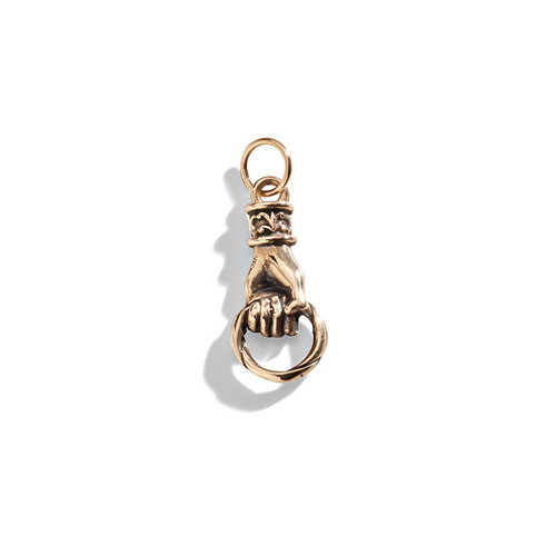 three sisters jewelry design Gold Victorian Hand Charm