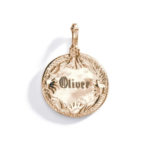Three Sisters Jewelry Design Gold Ionian Personalized Relic Charm 