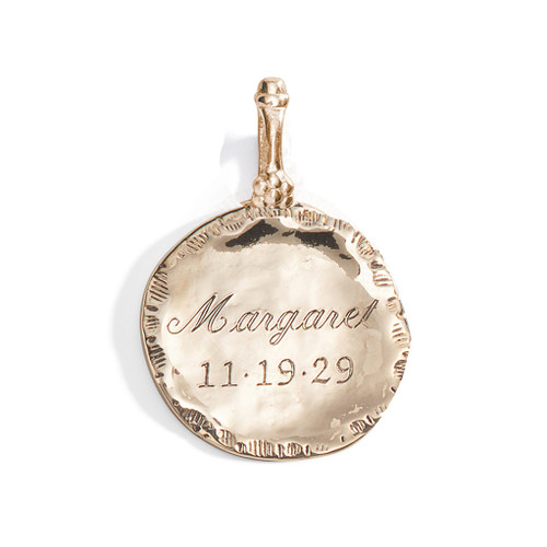 Three Sisters Jewelry Design Gold Article of Virtu Personalized Medallion 