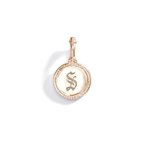 Three Sisters Jewelry Design Gold Isola Personalized Relic Initial Charm 