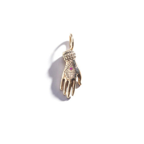 Three Sisters Jewelry Design Gold Foreseeable Palmistry Birthstone Charm 