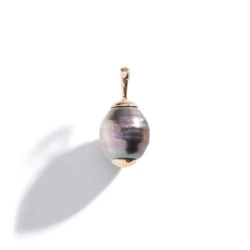 three sisters jewelry design Deep Sea Tahitian Pearl Pendant 