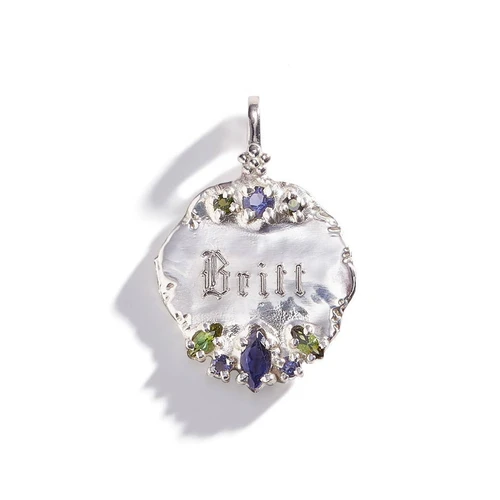 Three Sisters Jewelry Design Alchemy Personalized Medallion - Earth 