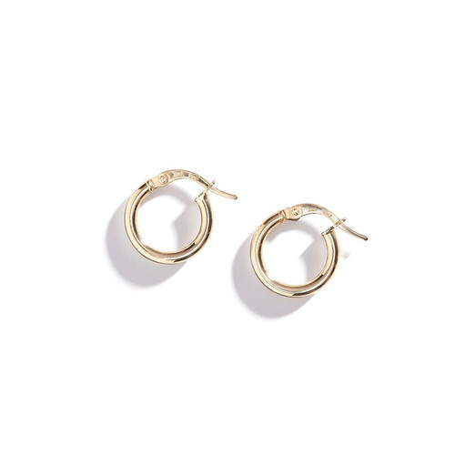 three sisters jewelry design Lauryn Classic Gold Hoops - Extra Small 