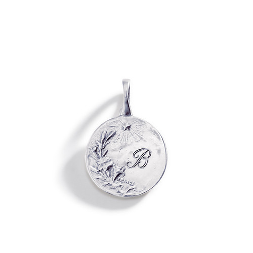 Silver Saint Christopher Vintage Charm Personalized