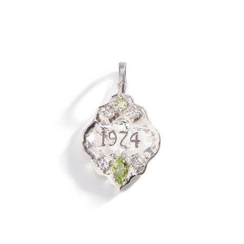 Small Jeweled Charm with Personalization