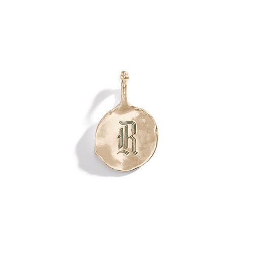 Three Sisters Jewelry Design Gold Eve Personalized Initial Charm 