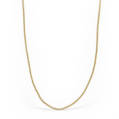 Three Sisters Jewelry Design Vintage-Finish Beaded Brass Chain 