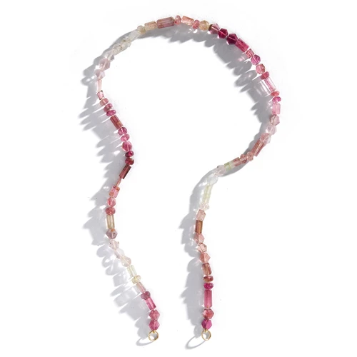 Three Sisters Jewelry Design Roseraie Mixed-Cut Pink Tourmaline Strand #2 