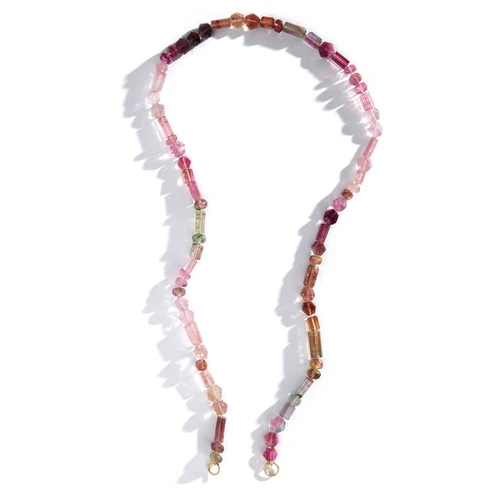 Three Sisters Jewelry Design Roseraie Mixed-Cut Pink Tourmaline Strand #3 