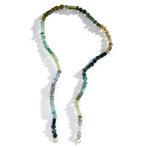Three Sisters Jewelry Design Bosquet Mixed-Cut Green Tourmaline Strand #1 