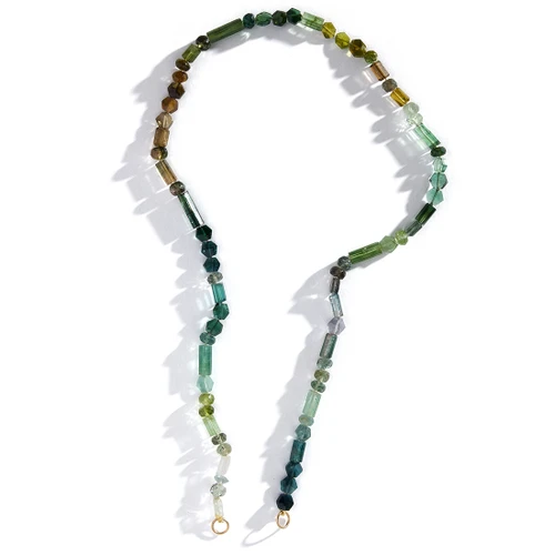 Three Sisters Jewelry Design Bosquet Mixed-Cut Green Tourmaline Strand #2 