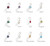 three sisters jewelry design A La Carte Birthstone Stone Charms