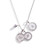 Three Sisters Jewelry Design Lula - Reeded Edge Vintage Initial Charm 