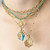 Three Sisters Jewelry Design Gold Molten Doubloon Personalized Medallion 
